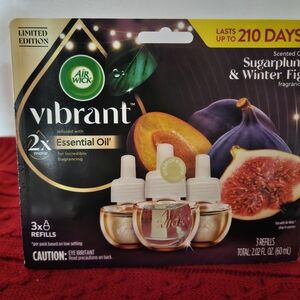 Air Wick Vibrant Sugarplum & Winter Fig Scented Oil Refills